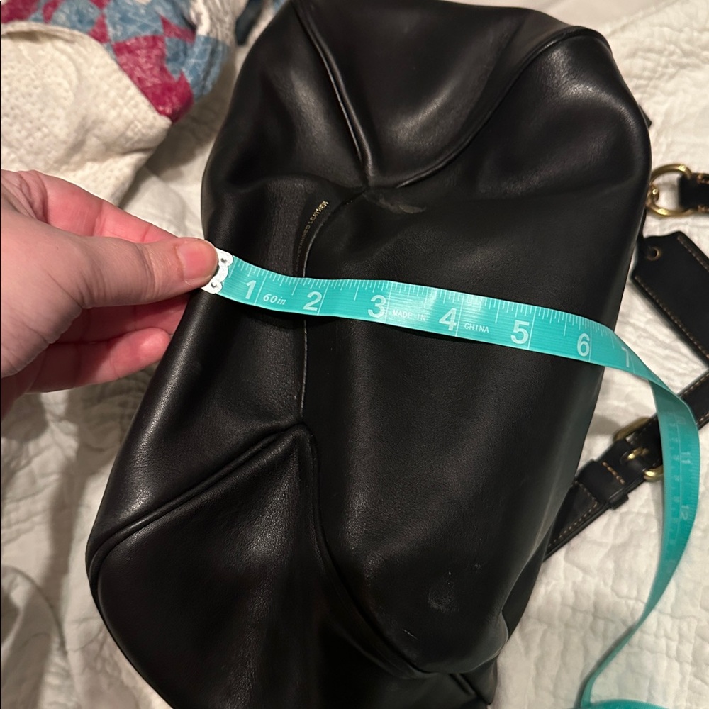 Vintage Coach Kisslock Crossbody Saddle Bucket Bag - Picture 11 of 15